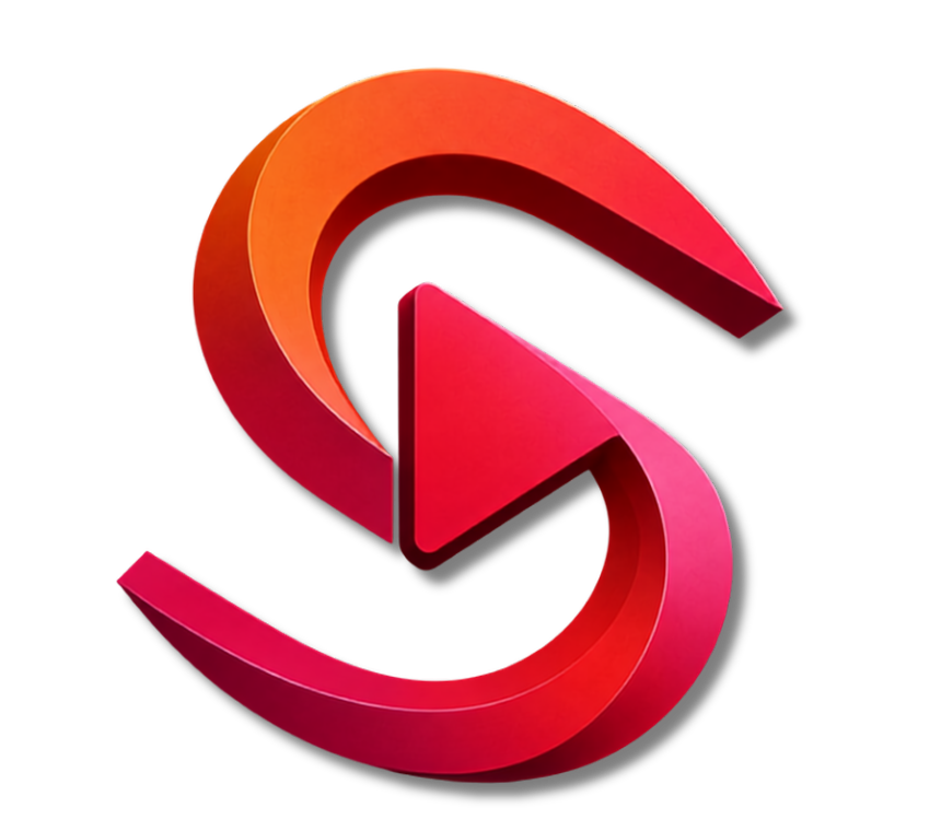 STRMIT glossy S ribbon mark